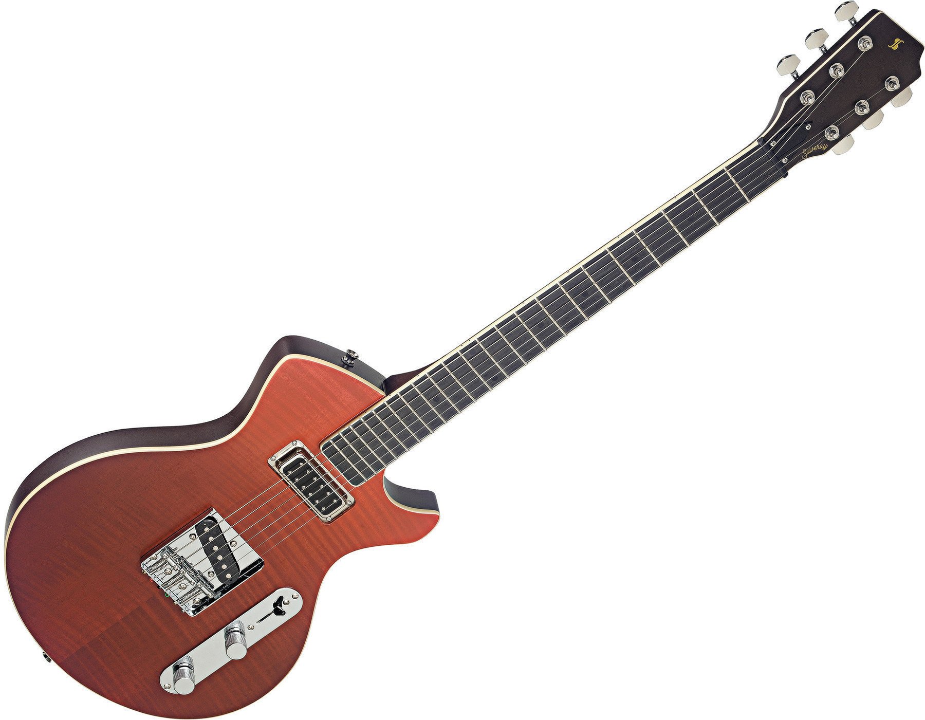 Elektrische gitaar Stagg Silveray Custom Shading Red