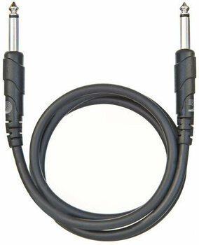 Propojovací kabel, Patch kabel D'Addario Planet Waves PW-CGTP-01 Černá 30 cm Rovný - Rovný - 1