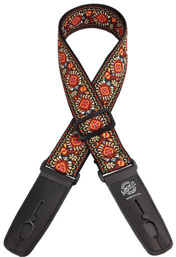 Textile guitar strap Lock-It LIS 065-PR