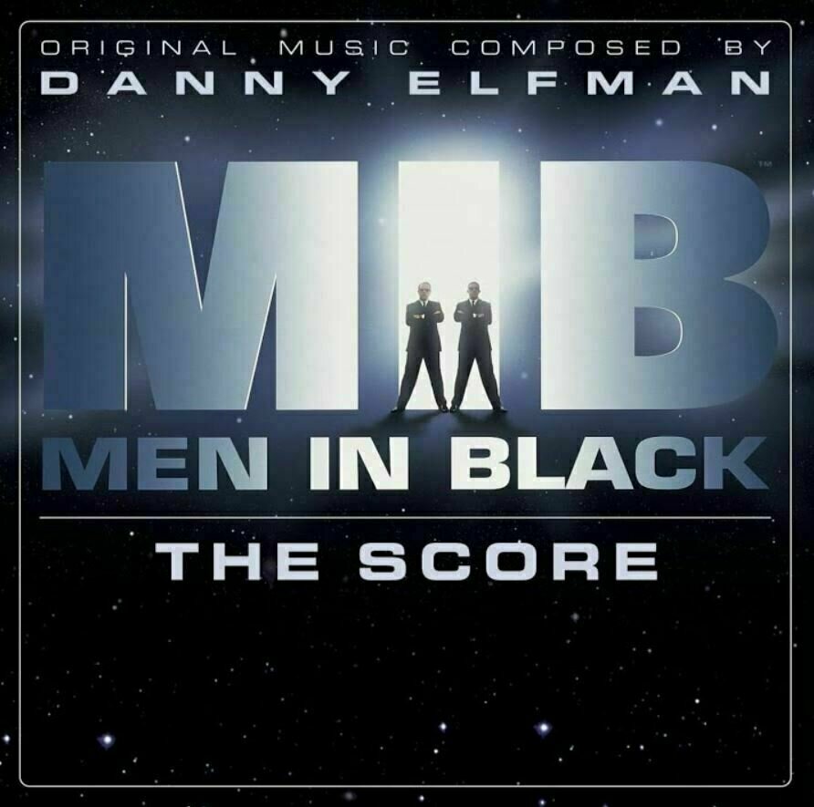 Disque vinyle Danny Elfman - Men In Black: The Score (Silver Coloured) (Anniversary Edition) (LP)