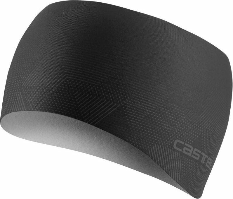 Cappellino da ciclismo Castelli Pro Thermal Headband Light Black UNI Fascia per capelli