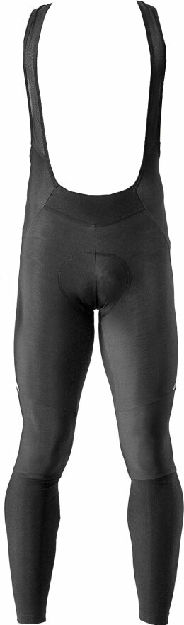 Fietsbroeken en -shorts Castelli Velocissimo 5 Bib Tight Black/Silver Reflex 2XL Fietsbroeken en -shorts