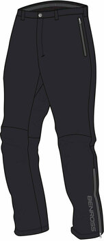 Vedenpitävät housut Benross Hydro Pro Waterproof Mens Trousers Black 30-31 - 1