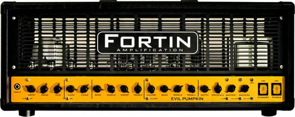 Kitarski ojačevalec z elektronkami Fortin Evil Pumpkin 100W Valve Amp Head - 1