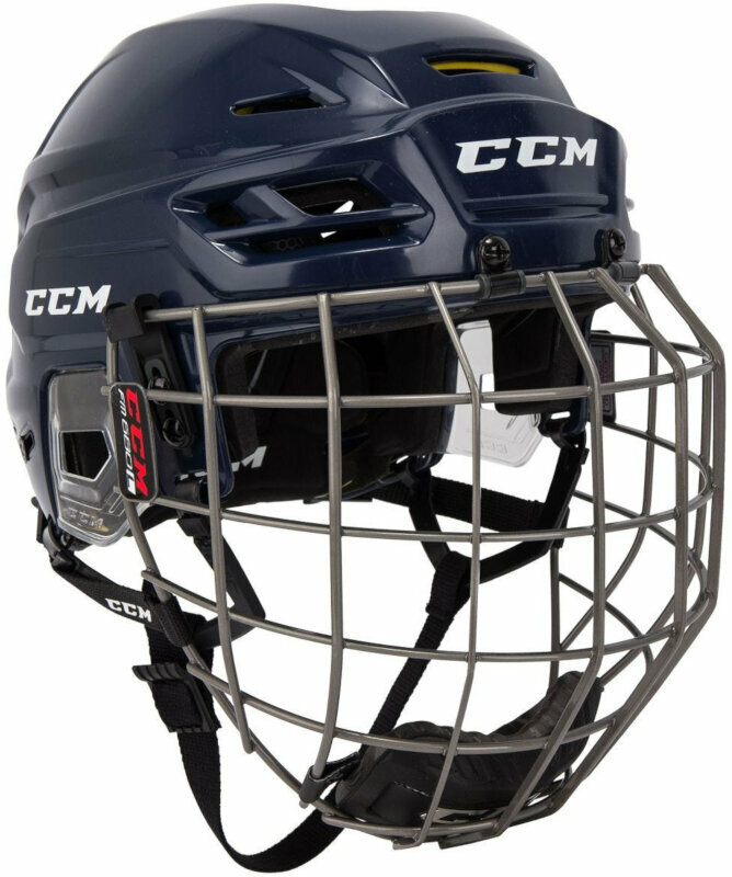 Hokejová helma CCM Tacks 310 Combo SR Modrá M Hokejová helma