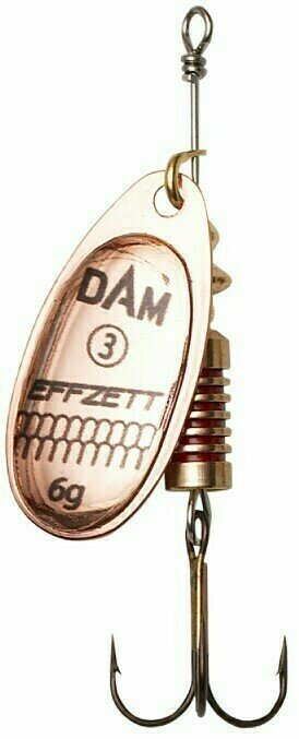 Colher rotativa DAM Effzett Standard Spinner Copper 4 g