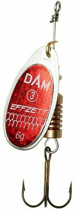 Cucchiaino ondulante DAM Effzett Standard Spinner Reflex Red 6 g