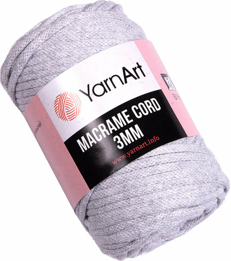 Zsinór Yarn Art Macrame Cord 3 mm 756 Grey