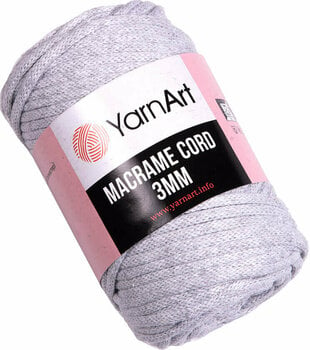 Cordon Yarn Art Macrame Cord 3 mm 756 Grey - 1