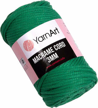 Cordão Yarn Art Macrame Cord 3 mm 759 Dark Green - 1