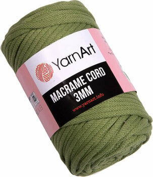 Naru Yarn Art Macrame Cord 3 mm 787 Olive Green - 1