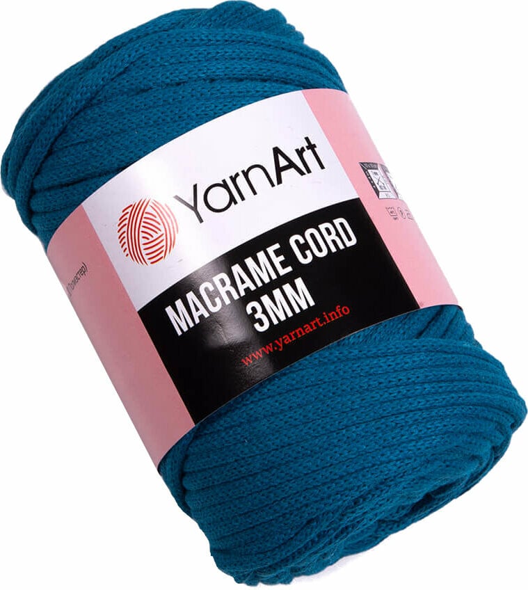 Šňůra  Yarn Art Macrame Cord 3 mm 789 Dark Blue