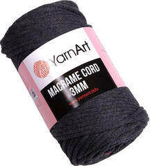 Cordon Yarn Art Macrame Cord 3 mm 85 m 758 Blueish Cordon