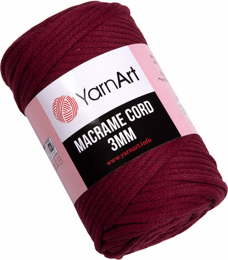 Cable Yarn Art Macrame Cord 3 mm 781 Violet
