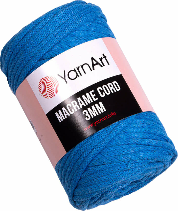 Sladd Yarn Art Macrame Cord 3 mm 786 Lapis