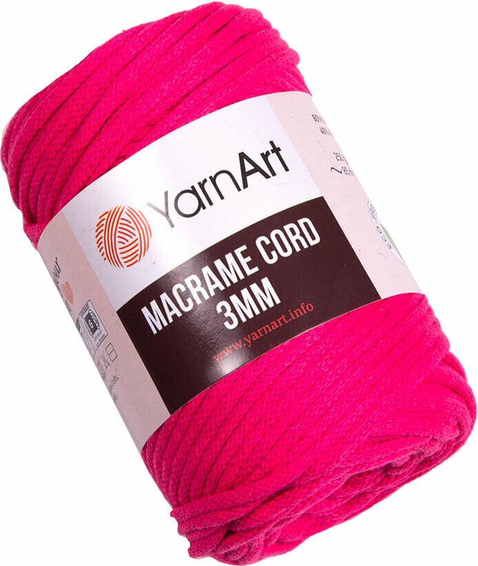 Cable Yarn Art Macrame Cord 3 mm 803 Orchid