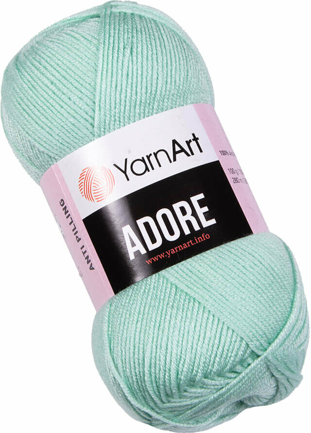 Fios para tricotar Yarn Art Adore 341 Mint