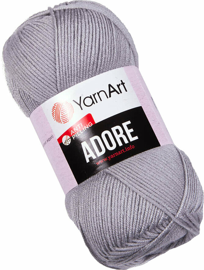 Fios para tricotar Yarn Art Adore 346 Grey Blue