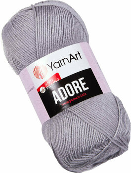 Strickgarn Yarn Art Adore 346 Grey Blue - 1