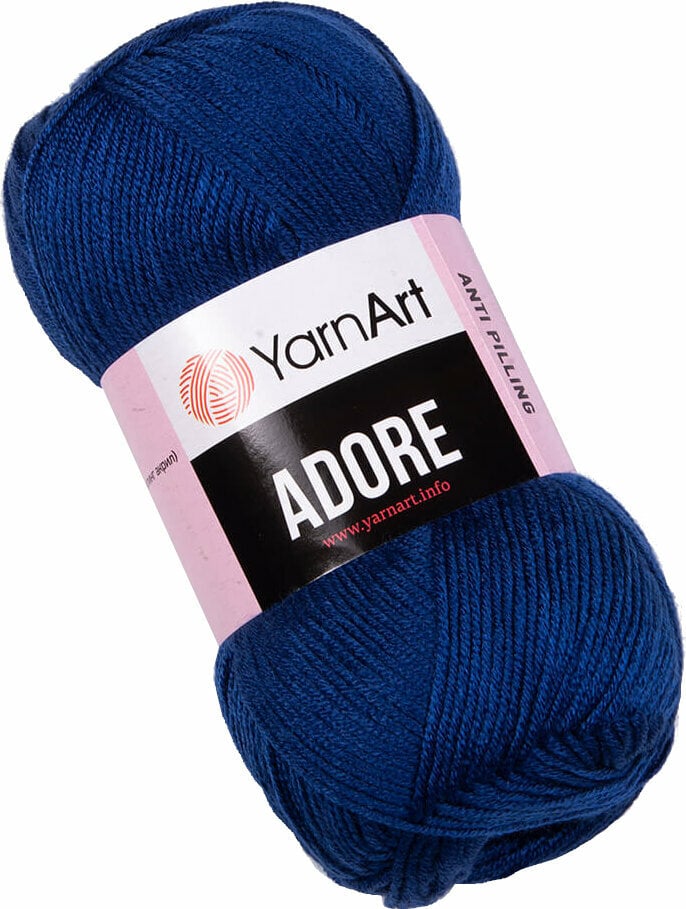 Fios para tricotar Yarn Art Adore 349 Royal Blue Fios para tricotar