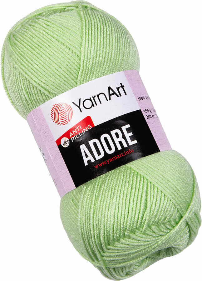 Knitting Yarn Yarn Art Adore 359 Light Green Knitting Yarn