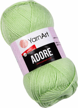 Knitting Yarn Yarn Art Adore 359 Light Green Knitting Yarn - 1