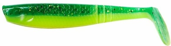 Gummiköder DAM Shad Paddletail UV Green/Lime 10 cm - 1