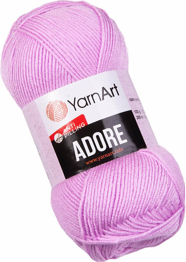 Pređa za pletenje Yarn Art Adore 362 Lilac