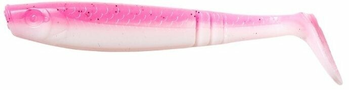 Isca de borracha DAM Shad Paddletail UV Pink/White 10 cm
