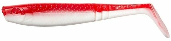 Silikonska vaba DAM Shad Paddletail Red/White 6,5 cm - 1