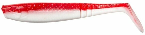 Rubber Lure DAM Shad Paddletail Red/White 8 cm - 1