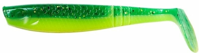 Cebo de goma DAM Shad Paddletail UV Green/Lime 8 cm Cebo de goma