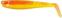Esca siliconica DAM Shad Paddletail UV Orange/Yellow 8 cm