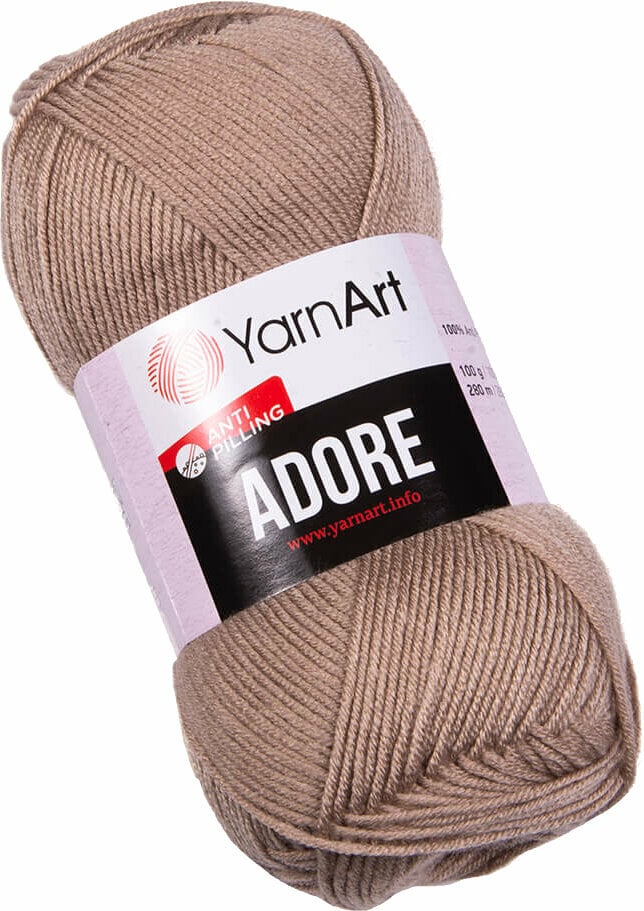 Fios para tricotar Yarn Art Adore 368 Grey Purple