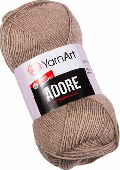 Fios para tricotar Yarn Art Adore 368 Grey Purple - 1