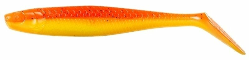 Gummibete DAM Slim Shad Paddle Tail UV Orange/Yellow 10 cm