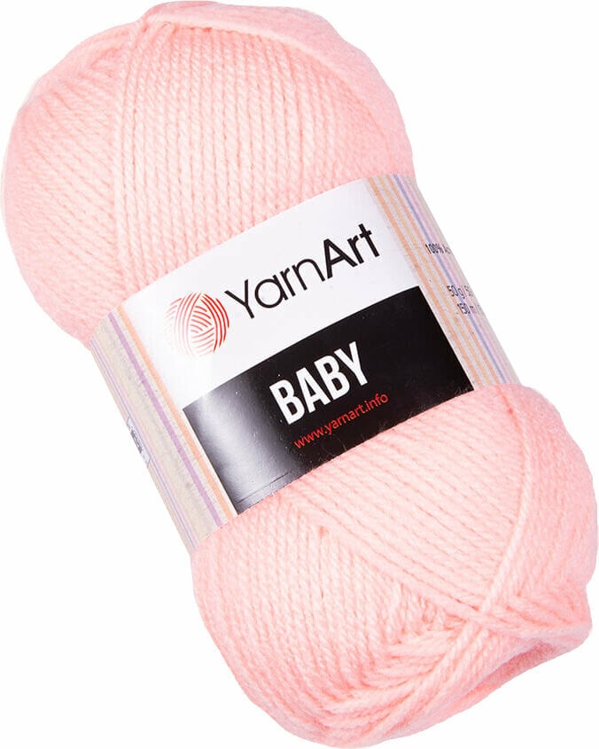 Fil à tricoter Yarn Art Baby 204 Light Pink