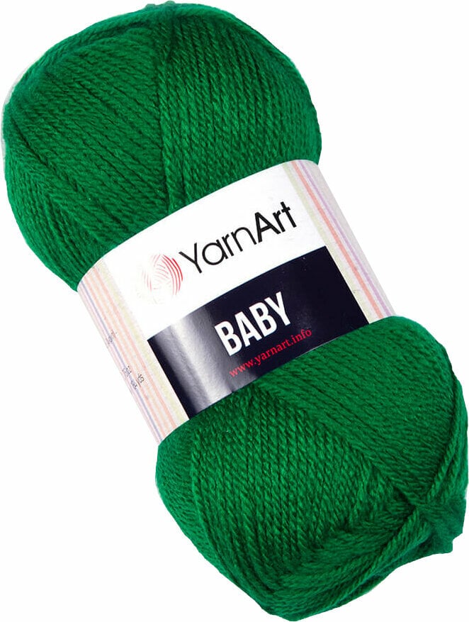 Fil à tricoter Yarn Art Baby 338 Dark Green