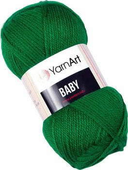 Плетива прежда Yarn Art Baby 338 Dark Green - 1