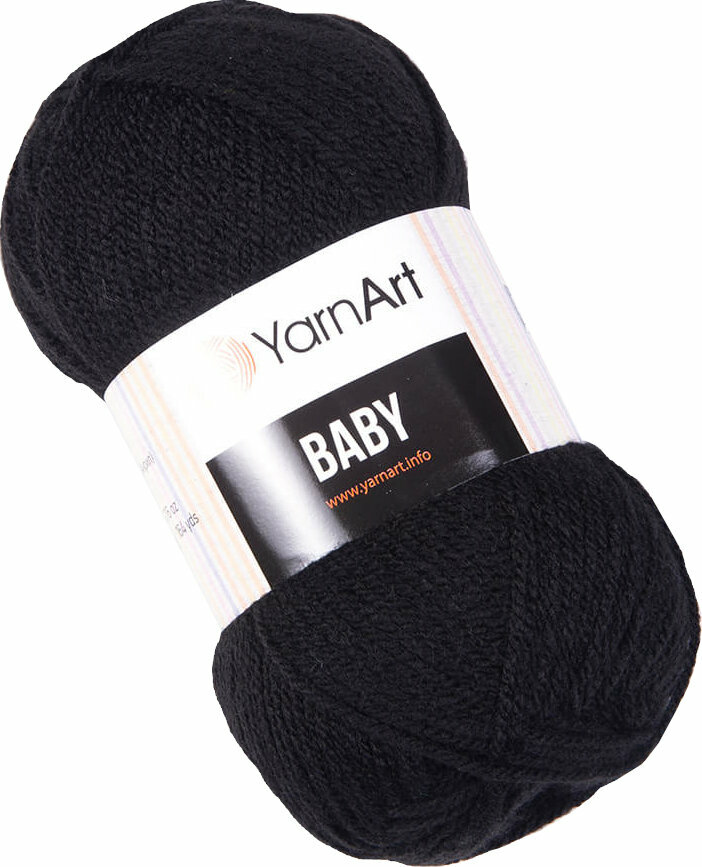 Kötőfonal Yarn Art Baby 585 Black