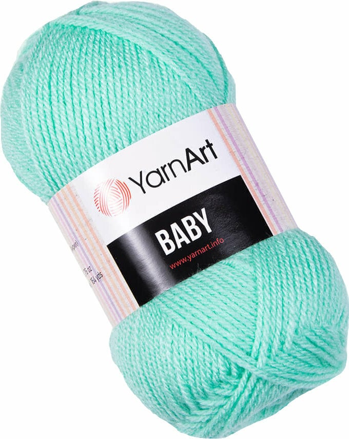 Плетива прежда Yarn Art Baby 623 Mint Плетива прежда