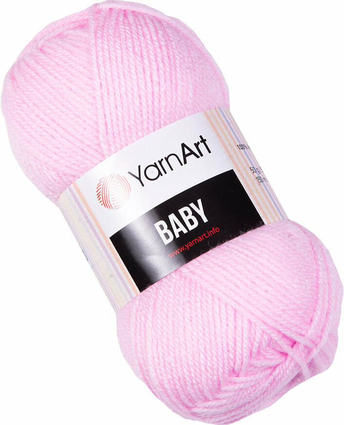 Hilo de tejer Yarn Art Baby 649 Light Lilac Hilo de tejer