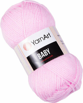 Hilo de tejer Yarn Art Baby 649 Light Lilac Hilo de tejer - 1