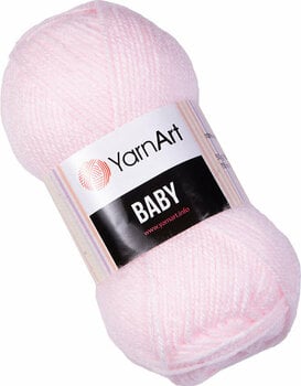 Strikkegarn Yarn Art Baby 853 Baby Pink - 1