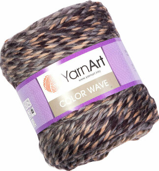 Kötőfonal Yarn Art Color Wave 113 Grey Beige - 1