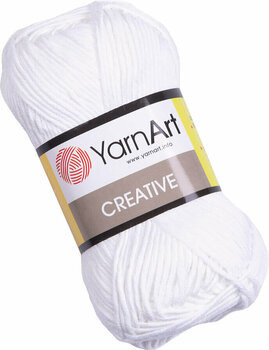 Knitting Yarn Yarn Art Creative 220 Optic White Knitting Yarn - 1