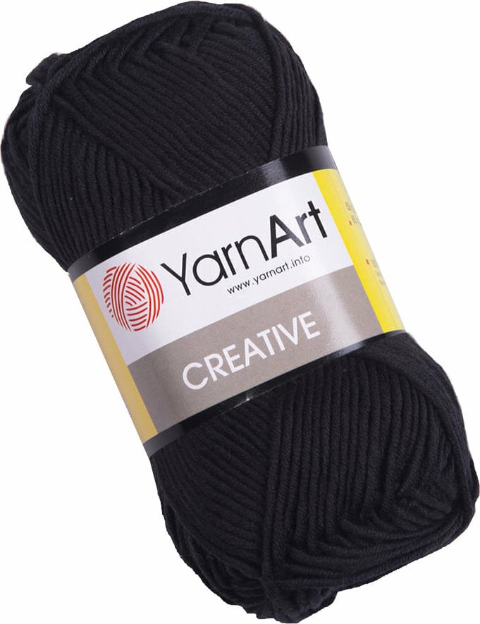 Fios para tricotar Yarn Art Creative 221 Black
