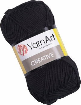 Pređa za pletenje Yarn Art Creative 221 Black - 1