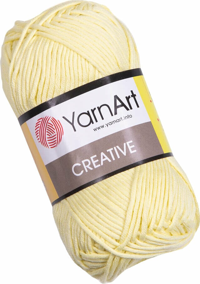 Fil à tricoter Yarn Art Creative 224 Light Yellow