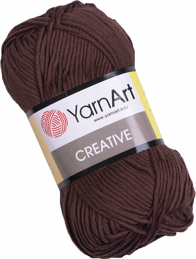 Плетива прежда Yarn Art Creative 232 Dark Brown Плетива прежда